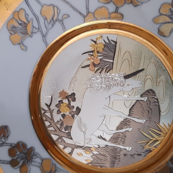 12 Eternal Wishes Set Chokin Plates - Picture 1 of 16